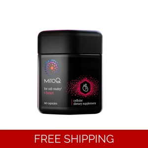 MitoQ Heart 5mg 60 Capsules - Free Priority Ship